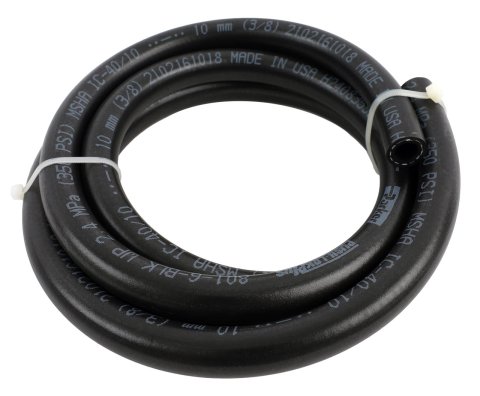 Fragola 3/8in Black Push-Lok Hose - 6 Feet