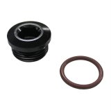 Fragola -10AN (7/8-14) Socket Hex Port Plug - Black thumbnail 1