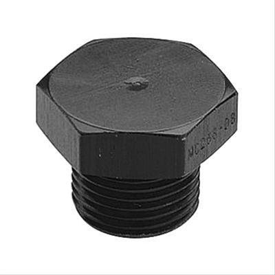 Fragola -3AN Port Plug 3/8-24 - Black thumbnail 2
