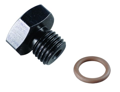 Fragola -3AN Port Plug 3/8-24 - Black thumbnail 4