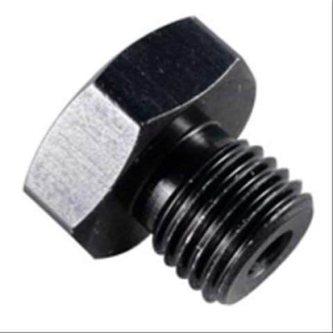 Fragola -10AN Port Plug 7/8-14 w/ 1/8 FPT Port - Black thumbnail 3