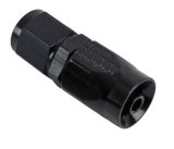Fragola -4AN Straight Power Flow Hose End - Black thumbnail 1