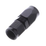 Fragola -6AN Straight Power Flow Hose End - Black thumbnail 2