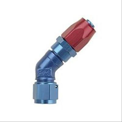 Fragola -12AN x 45 Degree Low Profile Forged Hose End - Black