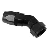 Fragola -12AN x 45 Degree Low Profile Forged Hose End - Black thumbnail 2