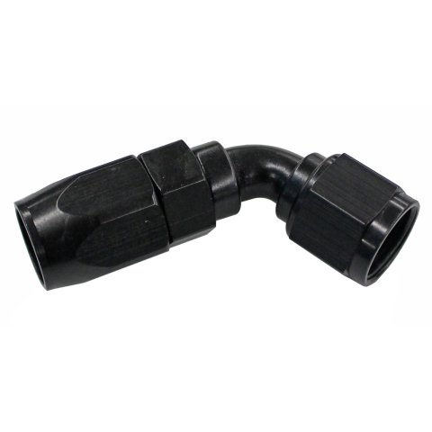 Fragola -8AN x 60 Degree Power Flow Hose End - Black