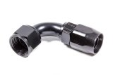 Fragola -12AN x 90 Degree Power Flow Hose End - Black thumbnail 3