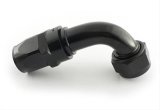 Fragola -20AN x 90 Degree Power Flow Hose End - Black thumbnail 1