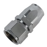 Fragola -12AN Straight Pro-Flow Hose End Chrome thumbnail 1