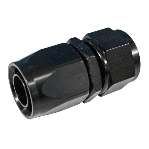 Fragola -16AN Straight Pro-Flow Hose End - Black