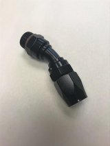 Fragola -10AN Male Rad. Fitting x 30 Degree Pro-Flow Hose End - Black thumbnail 2