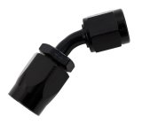 Fragola -4AN x 45 Degree Pro-Flow Hose End - Black thumbnail 1