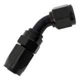 Fragola -8AN x 45 Degree Pro-Flow Hose End - Black thumbnail 1