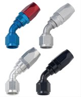 Fragola -8AN x 45 Degree Pro-Flow Hose End Chrome thumbnail 1