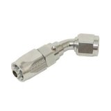 Fragola -12AN x 45 Degree Pro-Flow Hose End Chrome thumbnail 2