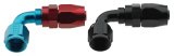 Fragola -4AN x 90 Degree Pro-Flow Hose End - Black thumbnail 3