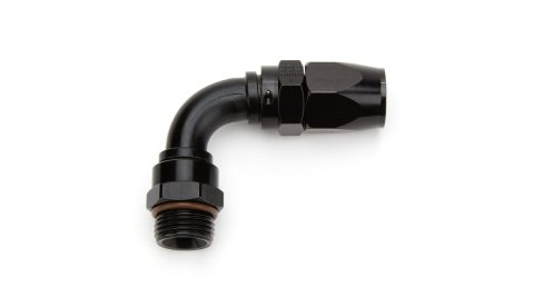 Fragola -10AN Male Rad. Fitting x 90 Degree Pro-Flow Hose End - Black thumbnail 2