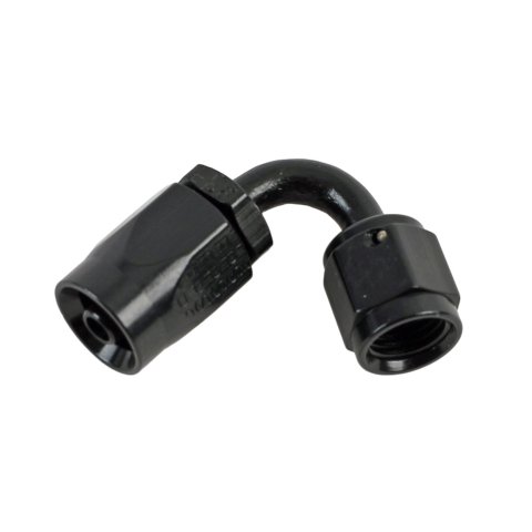 Fragola -4AN x 120 Degree Pro-Flow Hose End - Black thumbnail 1