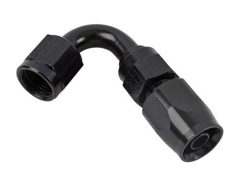 Fragola -6AN x 120 Degree Pro-Flow Hose End - Black thumbnail 1