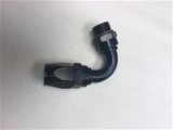 Fragola -12AN Male Rad. Fitting x 120 Degree Pro-Flow Hose End - Black thumbnail 2
