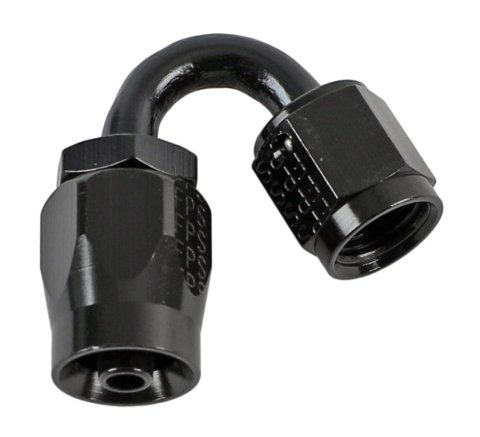 Fragola -4AN x 150 Degree Pro-Flow Hose End - Black