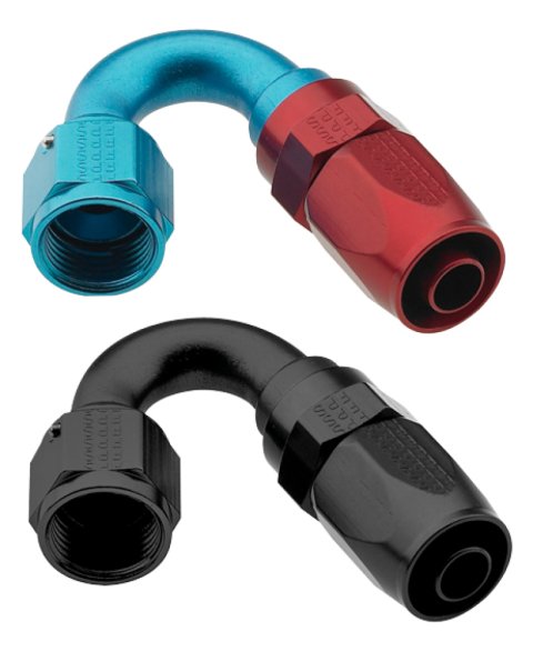 Fragola -6AN x 150 Degree Pro-Flow Hose End - Black thumbnail 2