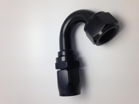 Fragola -6AN x 150 Degree Pro-Flow Hose End - Black thumbnail 3
