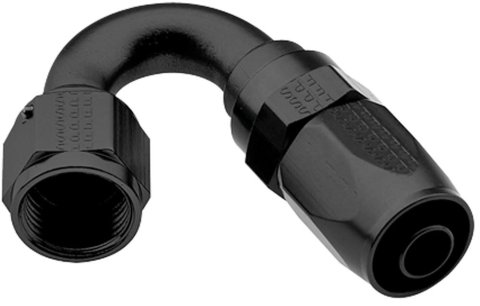 Fragola -6AN x 150 Degree Pro-Flow Hose End - Black thumbnail 4