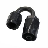 Fragola -4AN x 180 Degree Pro-Flow Hose End - Black thumbnail 1