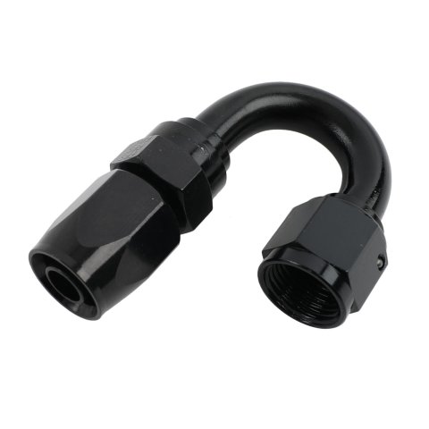 Fragola -8AN x 180 Degree Pro-Flow Hose End - Black thumbnail 1