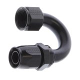Fragola -12AN x 180 Degree Pro-Flow Hose End - Black thumbnail 1