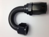 Fragola -12AN x 180 Degree Pro-Flow Hose End - Black thumbnail 2