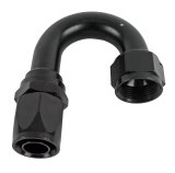 Fragola -16AN x 180 Degree Pro-Flow Hose End - Black thumbnail 1