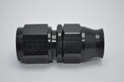 Fragola -6AN Real Street Straight Hose End Black For PTFE Hose