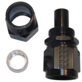 Fragola -6AN Real Street Straight Hose End Black For PTFE Hose thumbnail 2