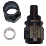 Fragola -10AN Real Street Straight Hose End Black For PTFE Hose thumbnail 2