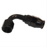 Fragola -6AN Real Street x 120 Degree Hose End Black For PTFE Hose thumbnail 2