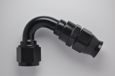 Fragola -10AN Real Street x 120 Degree Hose End Black For PTFE Hose
