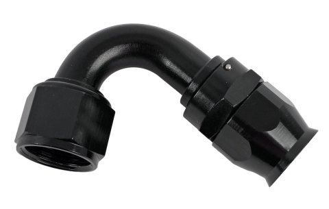 Fragola -12AN Real Street x 120 Degree Hose End Black For PTFE Hose