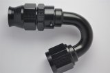 Fragola -8AN Real Street x 150 Degree Hose End Black For PTFE Hose thumbnail 1