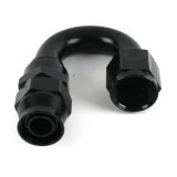 Fragola -10AN Real Street x 180 Degree Hose End Black For PTFE Hose thumbnail 2