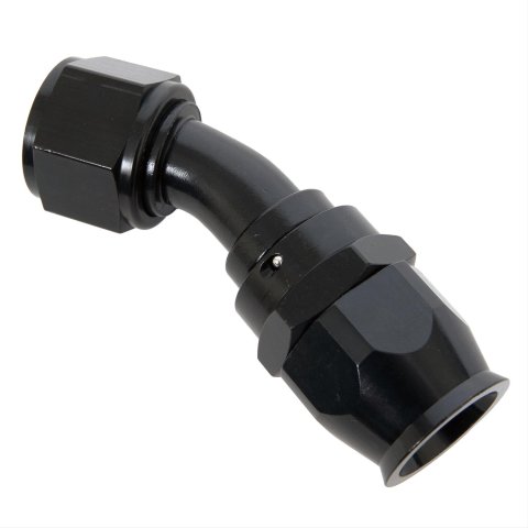 Fragola -12AN Real Street x 30 Degree Hose End Black For PTFE Hose