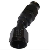 Fragola -12AN Real Street x 30 Degree Hose End Black For PTFE Hose thumbnail 2