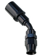Fragola -6AN Real Street x 45 Degree 3/8 EFI Quick Disconnect Hose End Black thumbnail 1