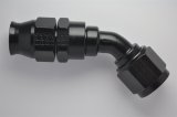 Fragola -6AN Real Street x 45 Degree Hose End Black For PTFE Hose thumbnail 1