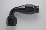 Fragola -10AN Real Street x 90 Degree Hose End Black For PTFE Hose thumbnail 1