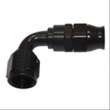 Fragola -12AN Real Street x 90 Degree Hose End Black For PTFE Hose thumbnail 1