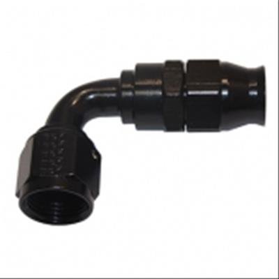 Fragola -12AN Real Street x 90 Degree Hose End Black For PTFE Hose