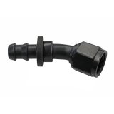 Fragola -8AN Push-Lite End 30 Degree - Black thumbnail 1