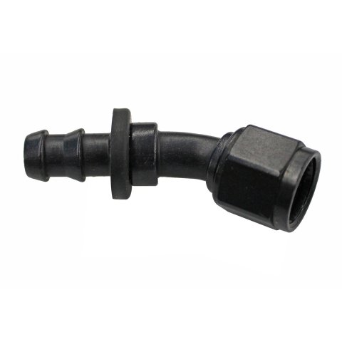 Fragola -8AN Push-Lite End 30 Degree - Black